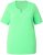 Ulla Popken Essential Notch Neck Stretch Tee Mint Green - T-särgid - 