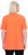 Ulla Popken Essential Notch Neck Stretch Tee Coral Pink - T-särgid - 