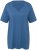 Ulla Popken Essential Notch Neck Stretch Tee Denim Blue - T-särgid - 