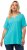 Ulla Popken Essential Notch Neck Stretch Tee Deep Aqua - T-särgid - 