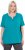 Ulla Popken Essential Notch Neck Stretch Tee Teal - T-särgid - 