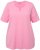 Ulla Popken Essential Notch Neck Stretch Tee Light Pink - T-särgid - 