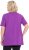 Ulla Popken Essential Notch Neck Stretch Tee Purple - T-särgid - 