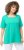 Ulla Popken Essential Square Neck Stretch Tee Turquoise Green - T-särgid - 