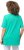 Ulla Popken Essential Square Neck Stretch Tee Turquoise Green - T-särgid - 