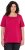 Ulla Popken Essential Square Neck Stretch Tee Dark Raspberry - T-särgid - 