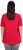 Ulla Popken Essential Square Neck Stretch Tee Red - T-särgid - 
