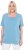 Ulla Popken Essential Square Neck Stretch Tee Light Teal - T-särgid - 