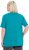 Ulla Popken Essential Square Neck Stretch Tee Teal - T-särgid - 