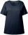 Ulla Popken Double Layer Rounded V-Neck Slim Fit Tee Navy Blue - T-särgid - 
