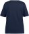 Ulla Popken Double Layer Rounded V-Neck Slim Fit Tee Navy Blue - T-särgid - 
