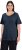 Ulla Popken Double Layer Rounded V-Neck Slim Fit Tee Navy Blue - T-särgid - 