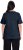 Ulla Popken Double Layer Rounded V-Neck Slim Fit Tee Navy Blue - T-särgid - 