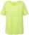 Ulla Popken Double Layer Rounded V-Neck Slim Fit Tee Lime Green - T-särgid - 