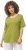 Ulla Popken Double Layer Rounded V-Neck Slim Fit Tee Apple Green - T-särgid - 