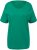 Ulla Popken Double Layer Rounded V-Neck Slim Fit Tee Emerald - T-särgid - 