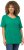 Ulla Popken Double Layer Rounded V-Neck Slim Fit Tee Emerald - T-särgid - 