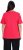 Ulla Popken Double Layer Rounded V-Neck Slim Fit Tee Red - T-särgid - 