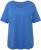 Ulla Popken Double Layer Rounded V-Neck Slim Fit Tee Blue - T-särgid - 
