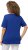 Ulla Popken Double Layer Rounded V-Neck Slim Fit Tee Cobalt Blue - T-särgid - 
