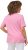 Ulla Popken Double Layer Rounded V-Neck Slim Fit Tee Light Pink - T-särgid - 