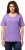 Ulla Popken Double Layer Rounded V-Neck Slim Fit Tee Pale Lilac - T-särgid - 