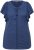 Ulla Popken Wing Sleeve V-Neck Tee Navy - T-särgid - 