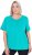 Ulla Popken UPF 50 Quick Drying Tee Turquoise - T-särgid - 