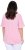 Ulla Popken Asymmetric Flounce Panel Short Sleeve Tee Pink - T-särgid - 