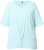 Ulla Popken Antibacterial Short Sleeve Draped Tee Light Turquiose - T-särgid - 