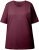 Ulla Popken Basic Round Neck Short Sleeve Relaxed Fit T-Shirt Dark Red - T-särgid - 