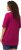 Ulla Popken Basic Round Neck Short Sleeve Relaxed Fit T-Shirt Magnolia Red - T-särgid - 