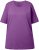 Ulla Popken Basic Round Neck Short Sleeve Relaxed Fit T-Shirt Purple - T-särgid - 