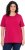 Ulla Popken Essential Round Neck Stretch Tee Dark Raspberry - T-särgid - 