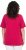 Ulla Popken Essential V-Neck Stretch Tee Dark Raspberry - T-särgid - 