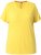 Ulla Popken Functional Antibacterial Finish V-Neck Short Sleeve Knit Top Sun Yellow - T-särgid - 