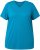 Ulla Popken Functional Antibacterial Finish V-Neck Short Sleeve Knit Top Opal Green - T-särgid - 
