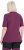 Ulla Popken Quick-Drying Short Sleeve T-Shirt Dark Cherry - T-särgid - 