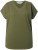 Ulla Popken Oversized studded Acid-washed V-Neck T-shirt Palm Green - T-särgid - 