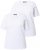 Ulla Popken Scoop Neck Short Sleeve Tee White - T-särgid - 