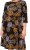 Scandinavian Caramel Flower Petals Dress Lavender and Orange - NAISTERIIDED 40-66 - 