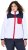 Ulla Popken Color Block Teddy Fleece Jacket Snow White - Sviitrid ja dressipluusid - 