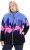 Ulla Popken Alpine Landscape Fleece Jacket Cloud Blue - Sviitrid ja dressipluusid - 