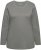 Ulla Popken Basic Round Neck Long Sleeve Slim Fit Cotton Tee Grey - T-särgid - 