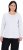 Ulla Popken Basic Round Neck Long Sleeve Slim Fit Cotton Tee Snow White - Seelikud - 