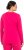 Ulla Popken Basic Round Neck Long Sleeve Slim Fit Cotton Tee Red Pink - T-särgid - 