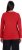 Ulla Popken Basic Round Neck Long Sleeve Slim Fit Cotton Tee Salsa Red - T-särgid - 