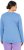 Ulla Popken Basic Round Neck Long Sleeve Slim Fit Cotton Tee Light Cornflower - T-särgid - 