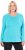 Ulla Popken Basic Round Neck Long Sleeve Slim Fit Cotton Tee Deep Aqua - T-särgid - 