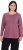 Ulla Popken Basic Round Neck Long Sleeve Slim Fit Cotton Tee Dark Rose - T-särgid - 